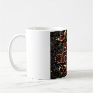 Tasse à café Joyeux Noël Rouge et Or