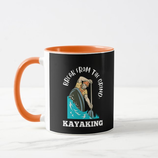 Tasse à café Kayak (Blanc) (Gauche)