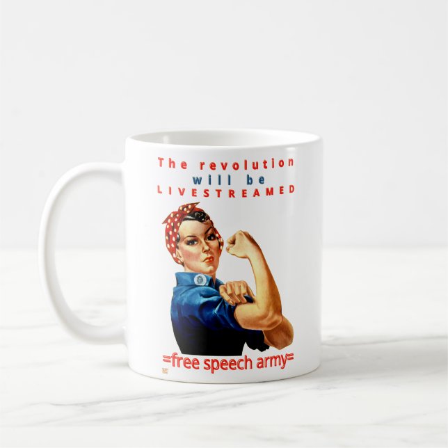 tasse à café "LA RÉVOLUTION..." (Gauche)