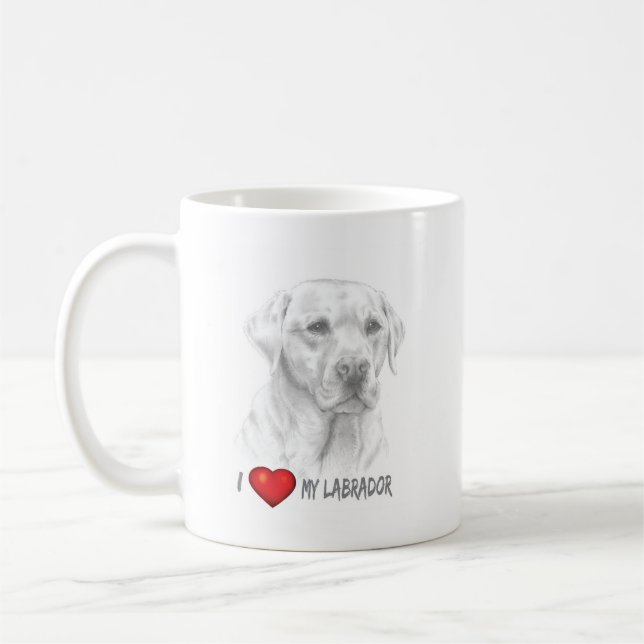 Tasse à café Labrador Retriever (Gauche)