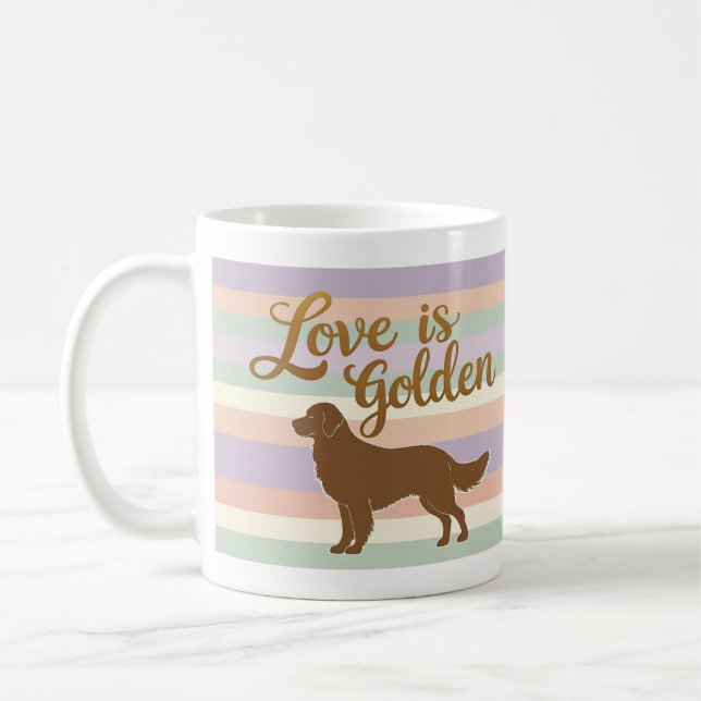 Tasse à café « L'amour est d'or » (Gauche)