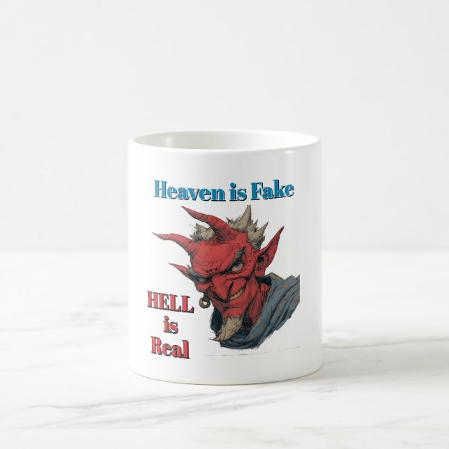 Tasse à café L'enfer est réel (Centre)