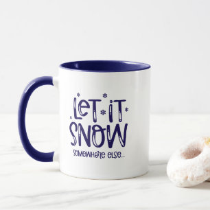 Tasse à café Let it Snow