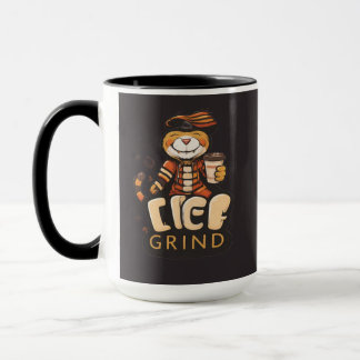 Tasse à café Life Grind Coffee Cute Tiger