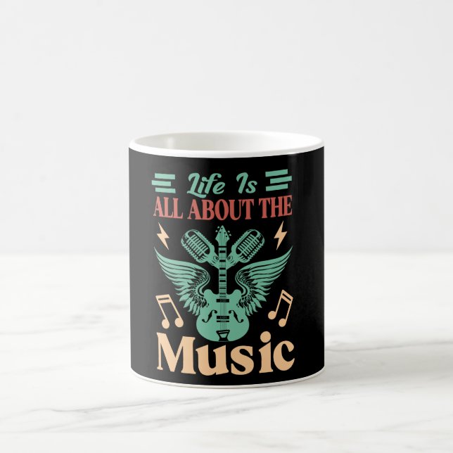 Tasse à café Life Is All About Music (Centre)