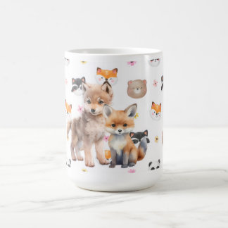 Tasse à café Loup Renard de la Forêt