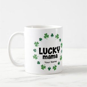Tasse à café Lucky Mama - Cadeau personnalisé 