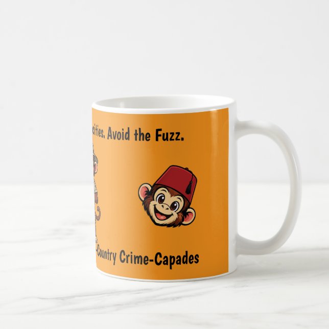 Tasse à café Macaque Kaki (Droite)