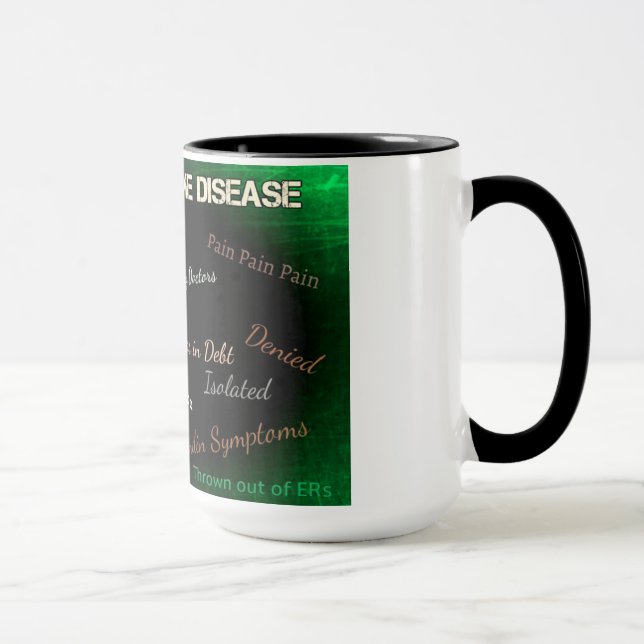 Tasse à café Maladie de Lyme et la vie (Droite)