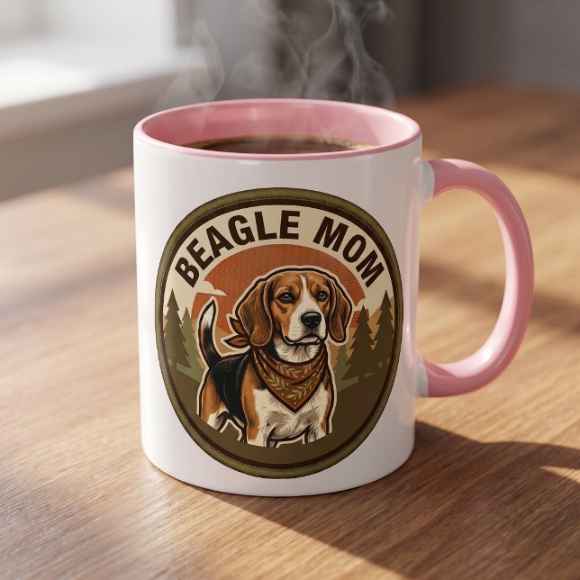 Tasse à café Maman Beagle | Cadeau pour maman de c (Créateur téléchargé)