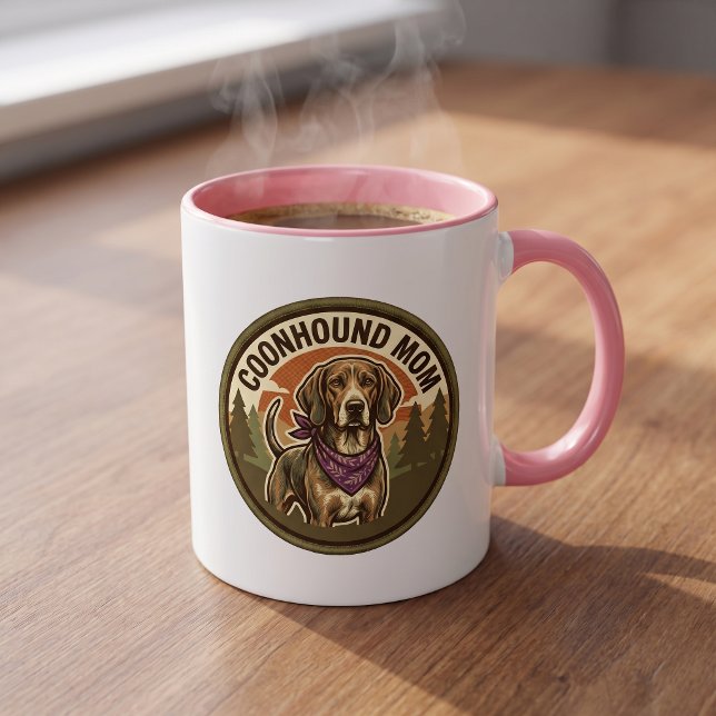Tasse à café Maman Coonhound | Cadeau pour maman d (Créateur téléchargé)