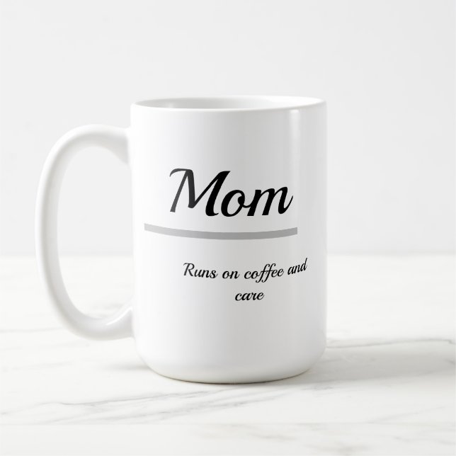 Tasse à café Maman – Fonctionne au café et à l'att (Gauche)