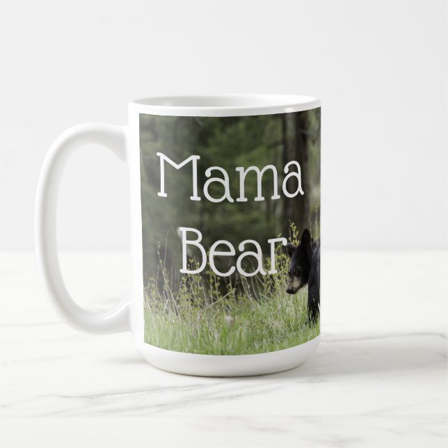 Tasse à café Maman Ours Cadeau pour Mère (Gauche)