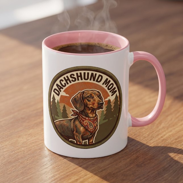 Tasse à café Maman Teckel | Cadeau pour la maman d (Créateur téléchargé)