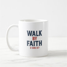 Tasse à café « Marcher par la foi »