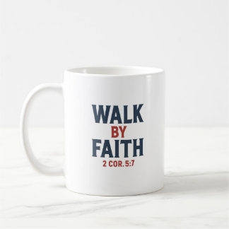 Tasse à café « Marcher par la foi »