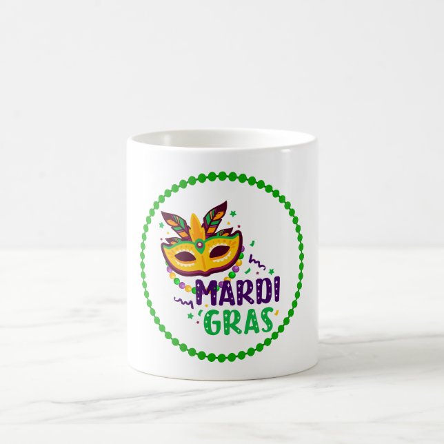 Tasse à café Mardi Gras (Centre)