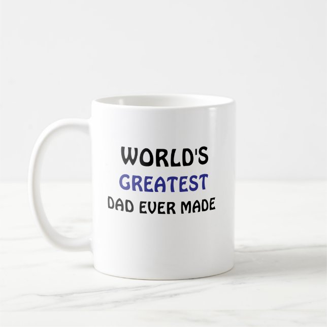 Tasse à café Meilleur Papa du Monde (Gauche)