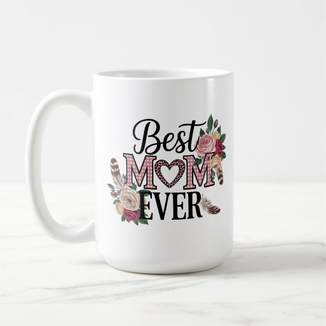 Tasse à café Meilleure Maman de tous les temps Cad (Gauche)