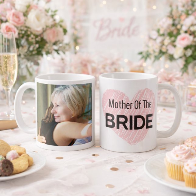 Tasse à café "Mère de la mariée" – Cadeau de Baby  (Créateur téléchargé)