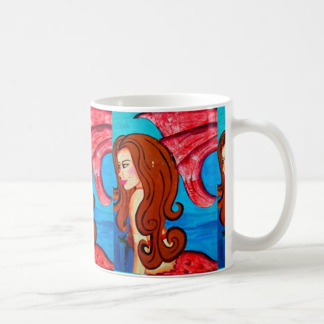 tasse à café mermaid rousse (Droite)