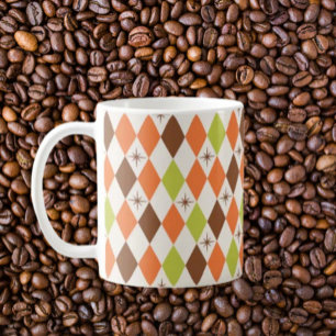 Tasse à café Mid-Century Vibes – Géométrique Chic