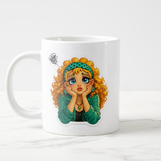 Tasse à café mignonne – Parfaite pour les boissons (Gauche)