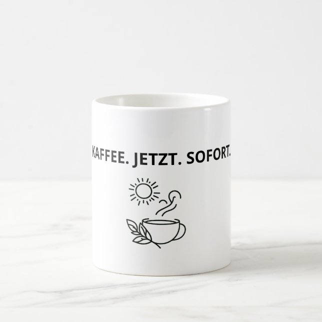 Tasse à café minimaliste (Centre)