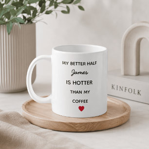 Tasse à café moderne personnalisée pour la meilleu