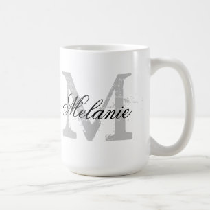 Tasse à café monogramme sur mesure