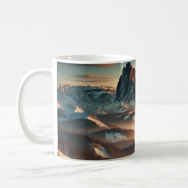 Tasse à café Montagne Brumeuse (Gauche)