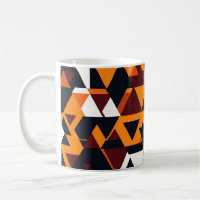 Tasse à café - Motif géométrique abstrait moderne 