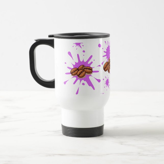 Tasse à café Motivation du matin | Café Violet Mig (Gauche)