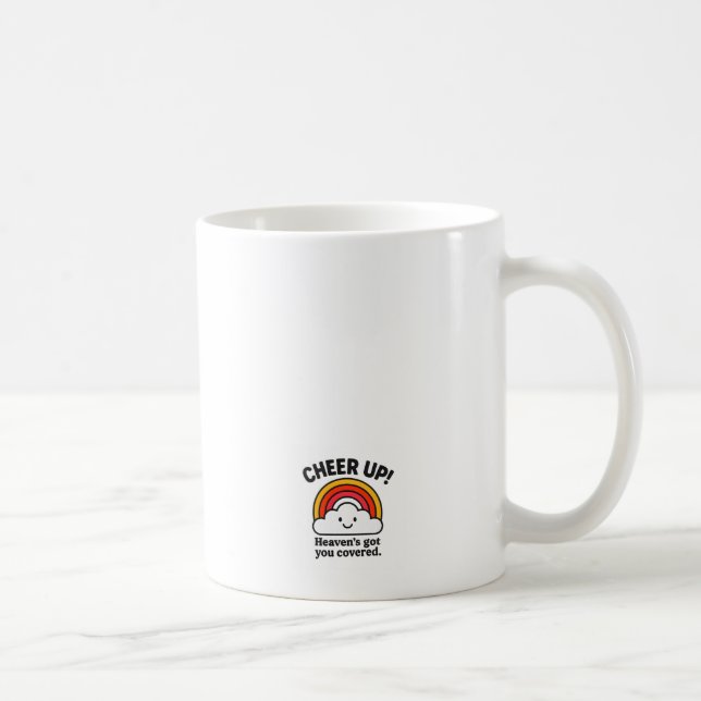 Tasse à café Motivation Nuage Arc-en-ciel Encourag (Droite)