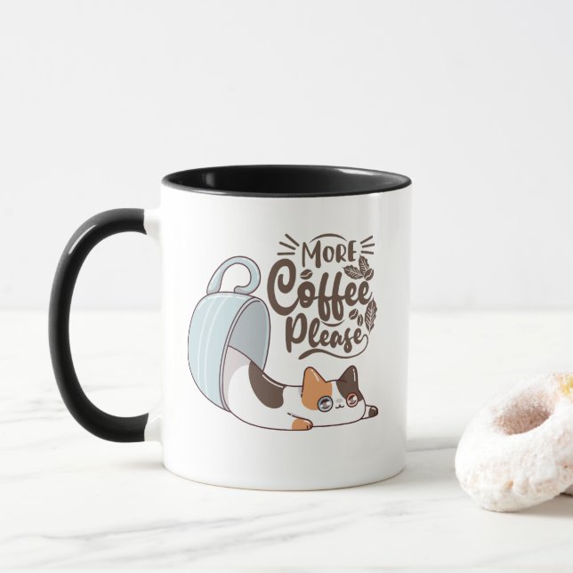 Tasse à café Mug élégant et durable pour une utili (Avec donut)
