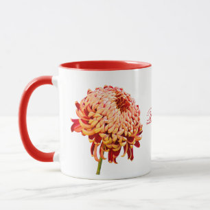 Tasse à café Mug Maman Or Rouge