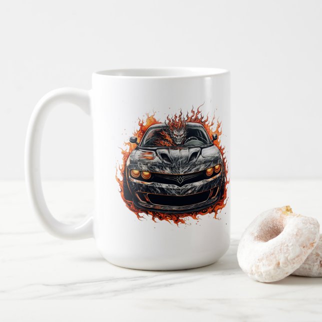 Tasse à café Muscle Car (Avec donut)