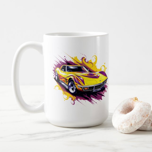 Tasse à café Muscle Car (Avec donut)