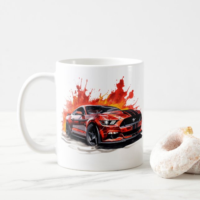 Tasse à café Muscle Car (Avec donut)