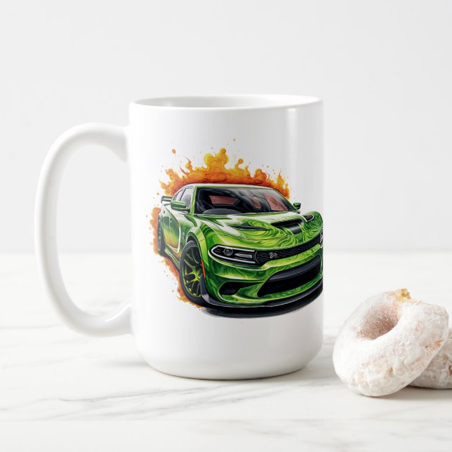 Tasse à café Muscle Car (Avec donut)
