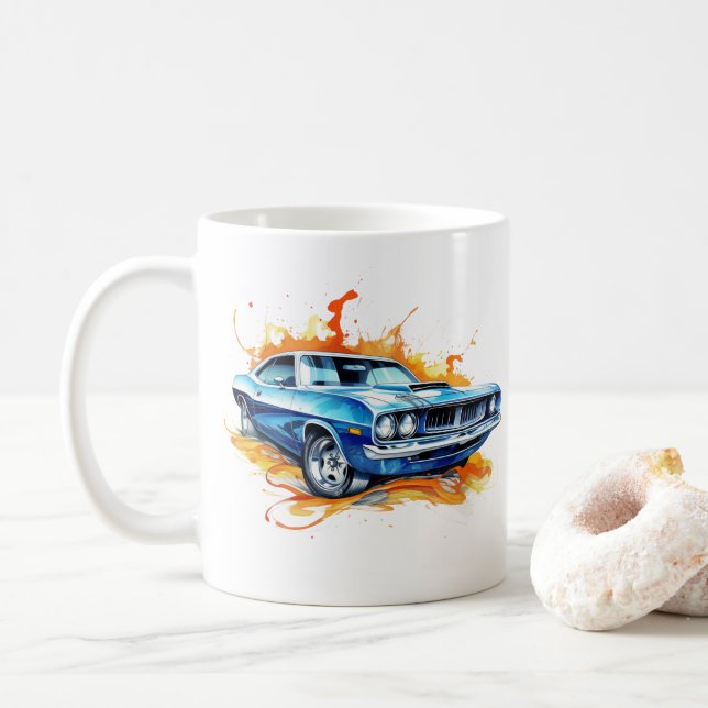 Tasse à café Muscle Car (Avec donut)