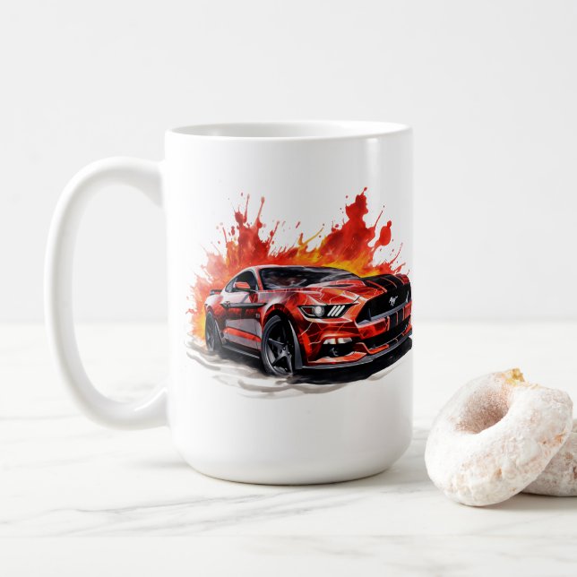 Tasse à café Muscle Car (Avec donut)
