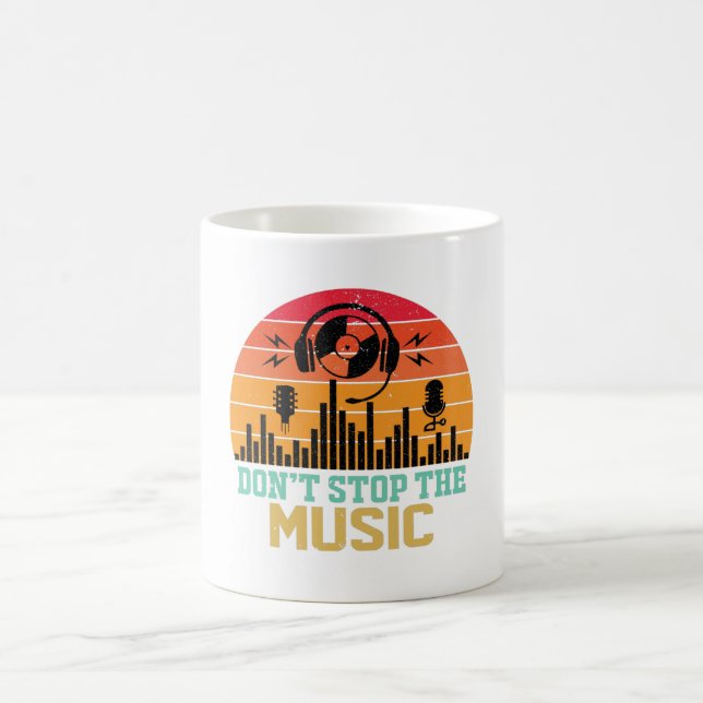 Tasse à café Ne pas arrêter la musique (Centre)