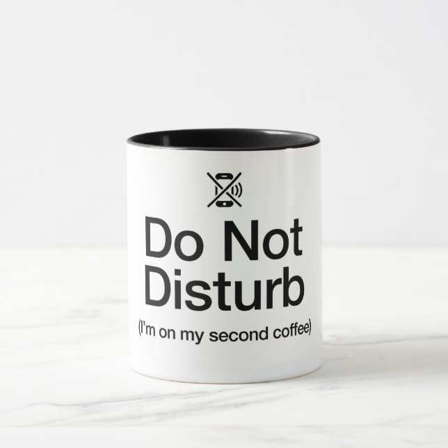 Tasse à café 'Ne pas déranger' drôle - Tasse sarca (Centre)