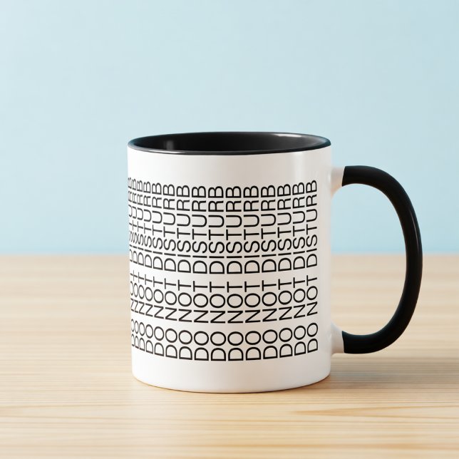 Tasse à café 'Ne pas déranger - Message caché - In (Créateur téléchargé)