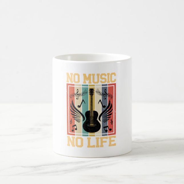 Tasse à café No Music No Life (Centre)