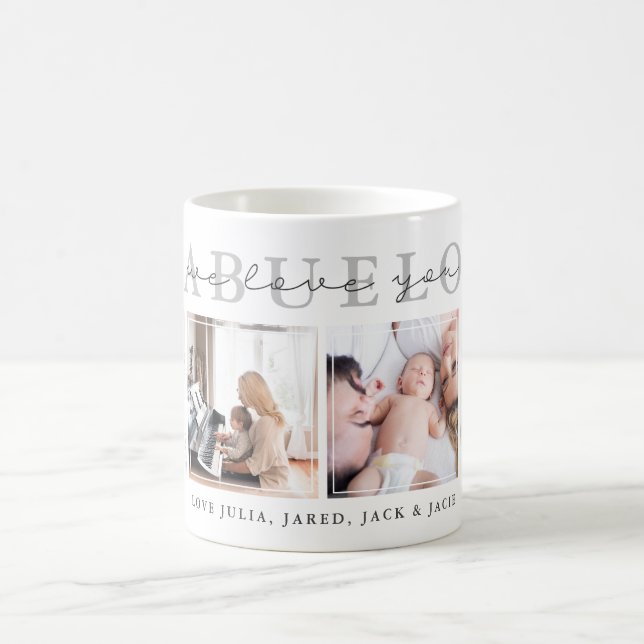 Tasse à café 'Nous t'aimons, Abuelo' (Centre)