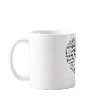 Tasse à café nuage monde mère - Beau, attentionné,