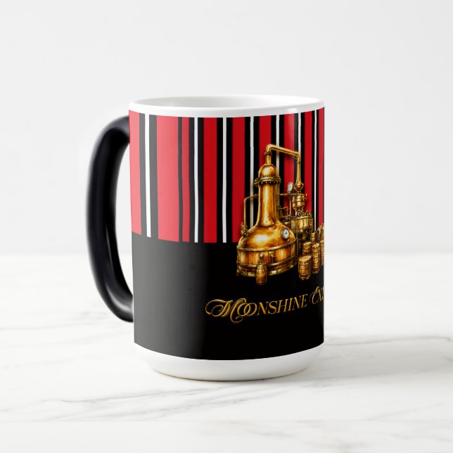 Tasse à café officielle Moonshine Express pour un  (Devant gauche)
