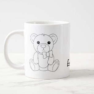 Tasse à café Ours en peluche personnalisé
